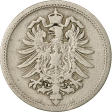 Moneta, GERMANIA - IMPERO, Wilhelm I, 10 Pfennig, 1875, Berlin, MB+