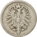 Moneta, GERMANIA - IMPERO, Wilhelm I, 10 Pfennig, 1875, Berlin, MB+