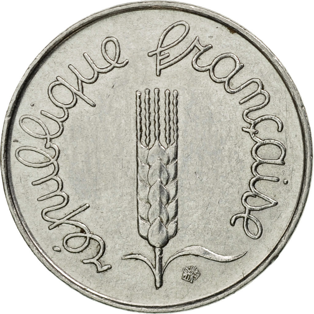Moneda, Francia, Épi, Centime, 1962, Paris, MBC, Acero inoxidable, KM:928, Le