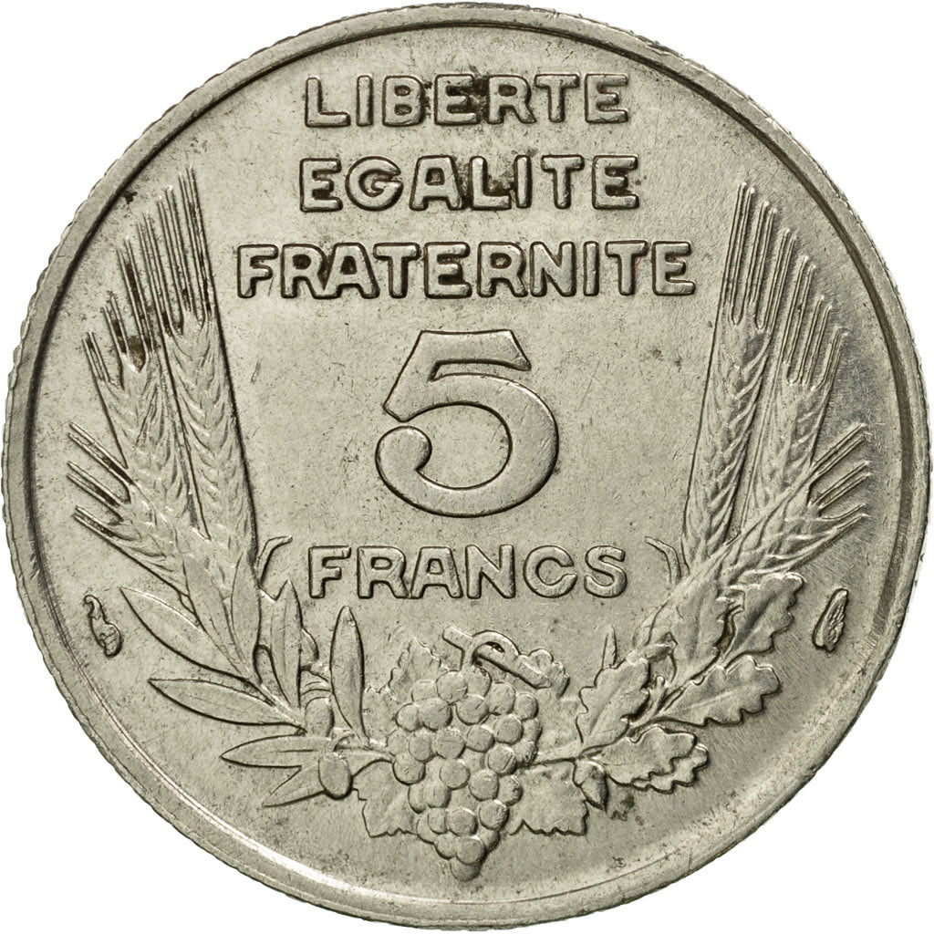 Monnaie, France, Bazor, 5 Francs, 1933, Paris, TB+, Nickel, KM:887, Le