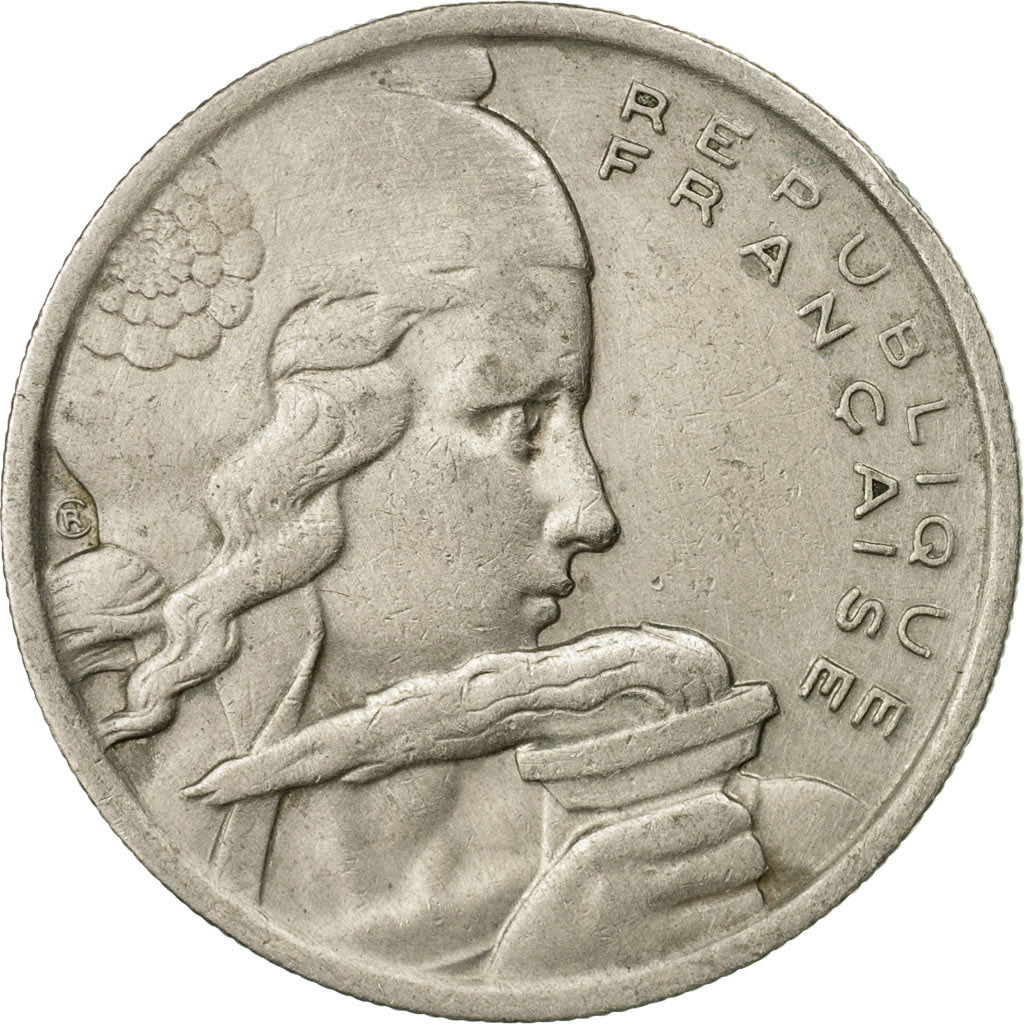 Münze, Frankreich, Cochet, 100 Francs, 1956, Beaumont - Le Roger, S+