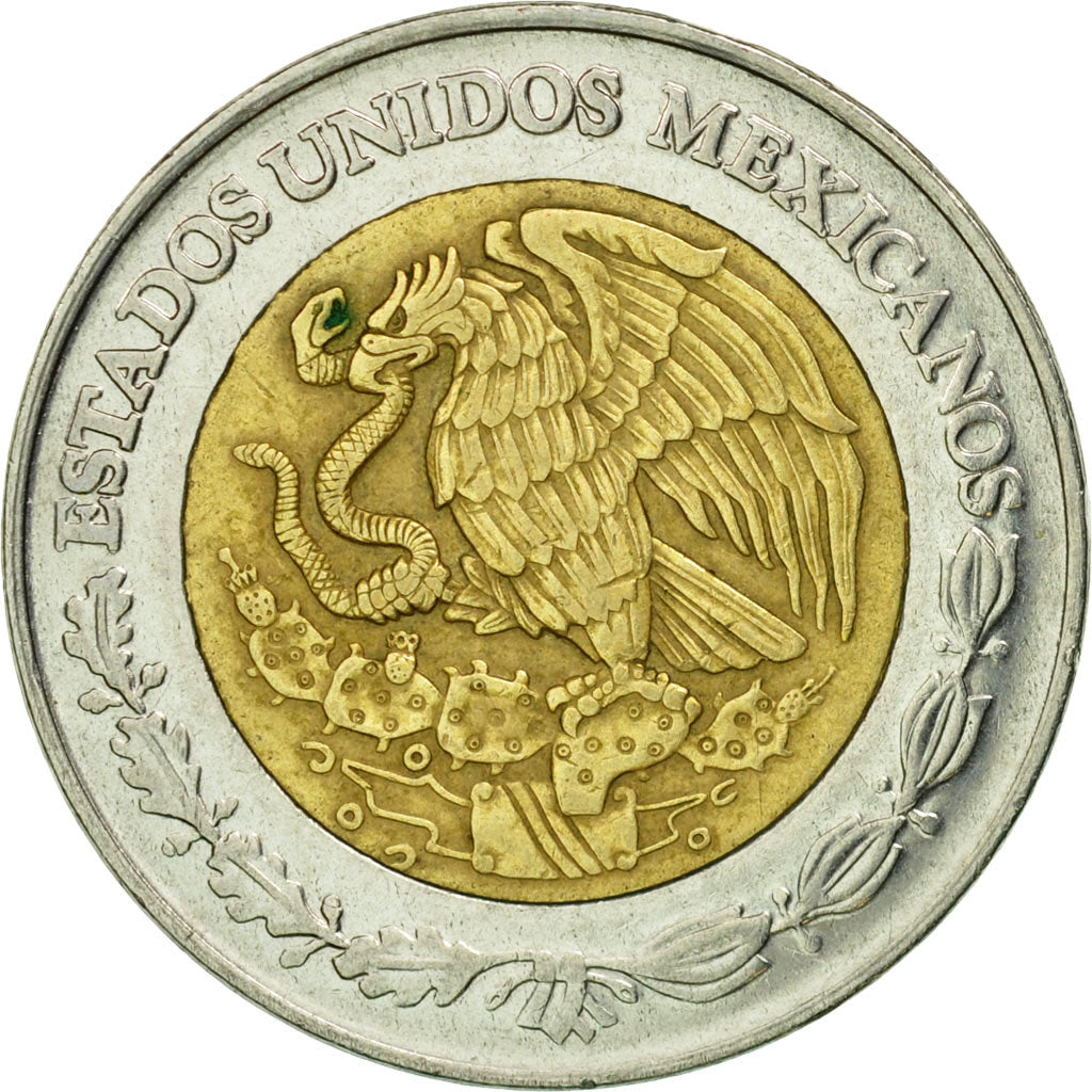 Munten, Mexico, 2 Nuevo Pesos, 1993, Mexico City, ZF, Bi-Metallic, KM:551