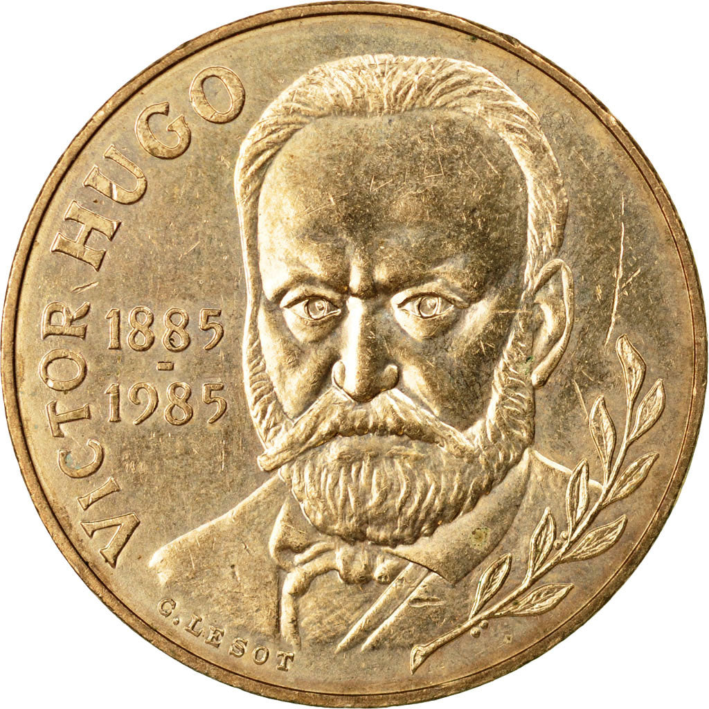 Münze, Frankreich, Victor Hugo, 10 Francs, 1985, Paris, SS, Nickel-Bronze