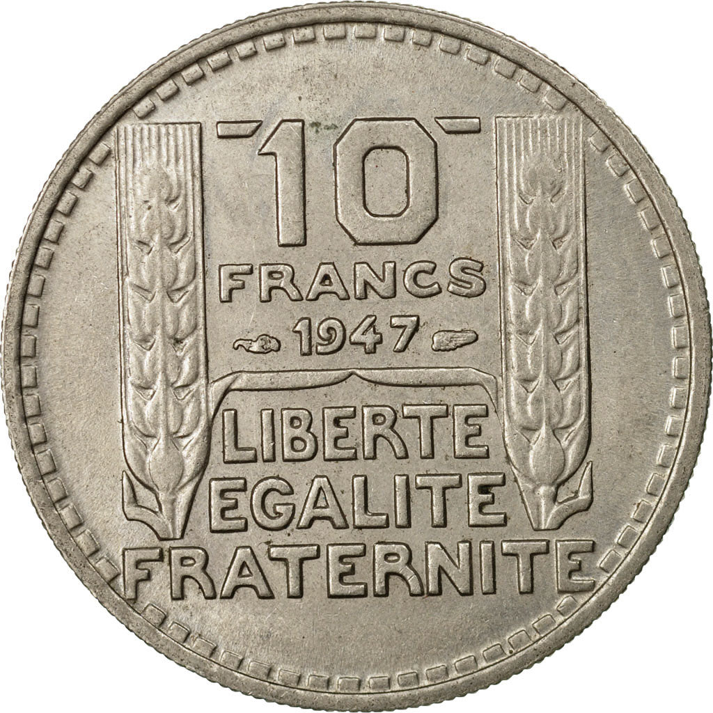 Münze, Frankreich, Turin, 10 Francs, 1947, Paris, SS+, Copper-nickel, KM:908.1