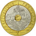 Monnaie, France, Mont Saint Michel, 20 Francs, 1992, Paris, TTB, Tri-Metallic