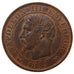 Second Empire, 5 Centimes Napoléon III Tête Nue 1853 B, PCGS MS63RB