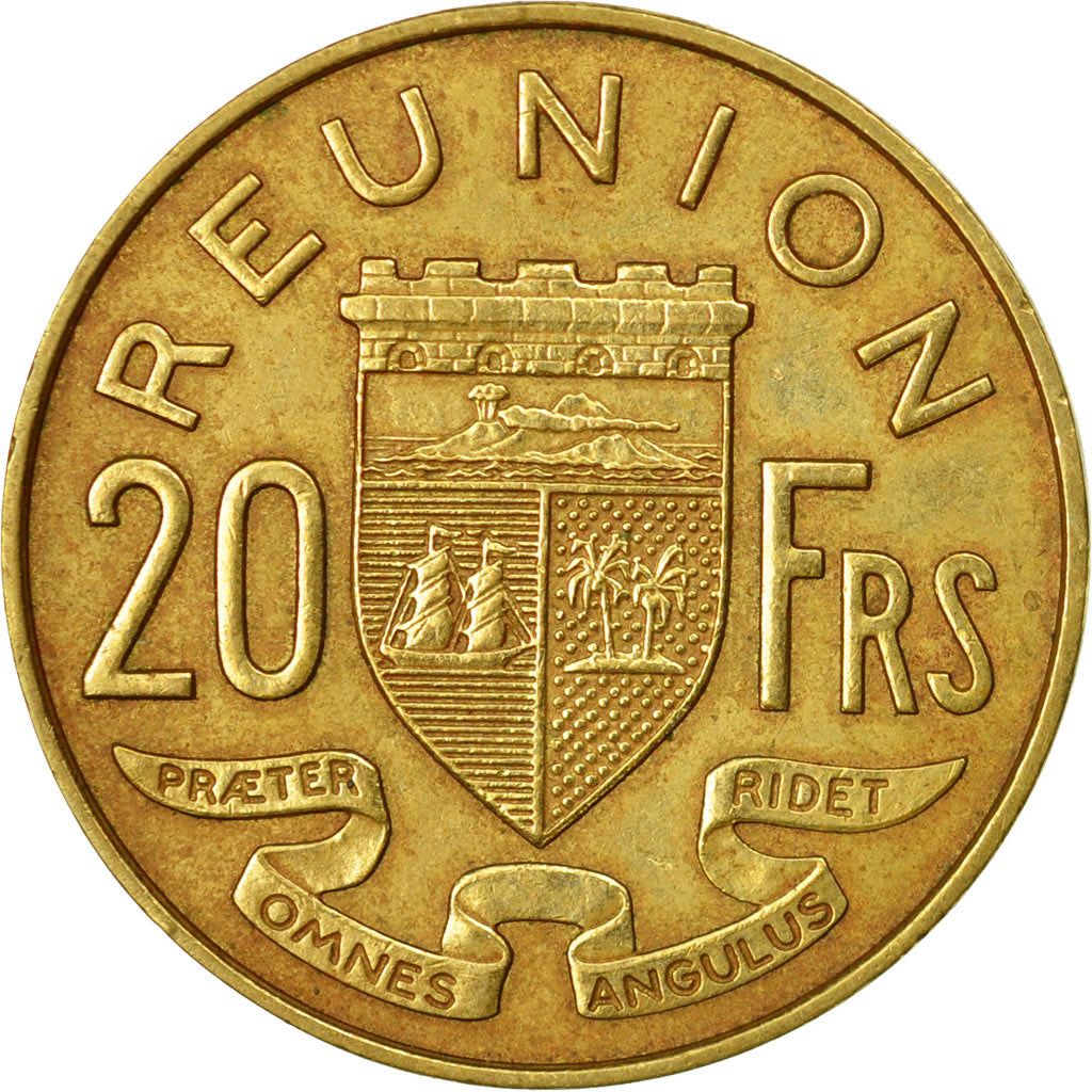 Coin, Réunion, 20 Francs, 1964, AU(50-53), Aluminum-Bronze, KM:11