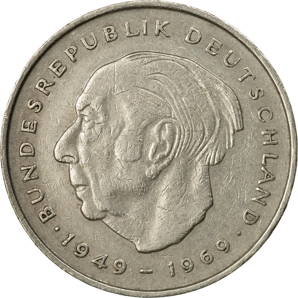 Monnaie, République fédérale allemande, 2 Mark, 1973, Hambourg, TTB