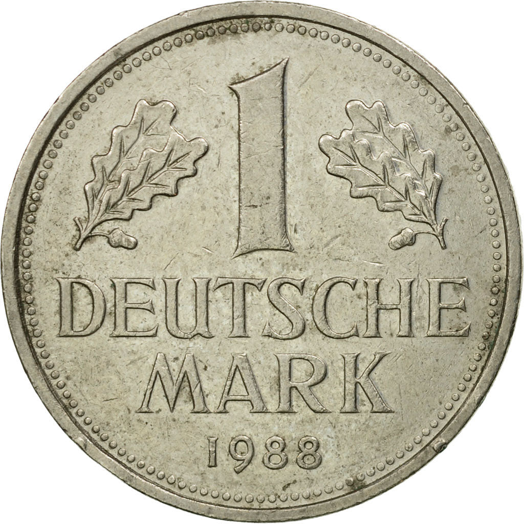 Münze, Bundesrepublik Deutschland, Mark, 1988, Munich, SS, Copper-nickel