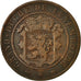 Coin, Luxembourg, William III, 10 Centimes, 1855, Paris, EF(40-45), Bronze