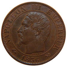 Francia, Napoleon III, Napoléon III, 5 Centimes, 1856, Rouen, SPL, Bronzo, G...