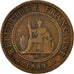 Moneta, INDOCINA FRANCESE, Cent, 1889, Paris, BB, Bronzo, KM:1