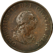 Coin, Great Britain, George III, 1/2 Penny, 1799, EF(40-45), Copper, KM:647