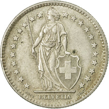 Coin, Switzerland, 2 Francs, 1961, Bern, EF(40-45), Silver, KM:21
