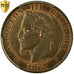 France, Napoléon III, 5 Centimes, 1863, Paris, Bronze, PCGS, SPL, Gadoury:155