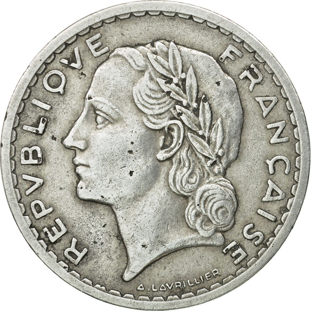 Monnaie, France, Lavrillier, 5 Francs, 1950, Beaumont - Le Roger, TTB