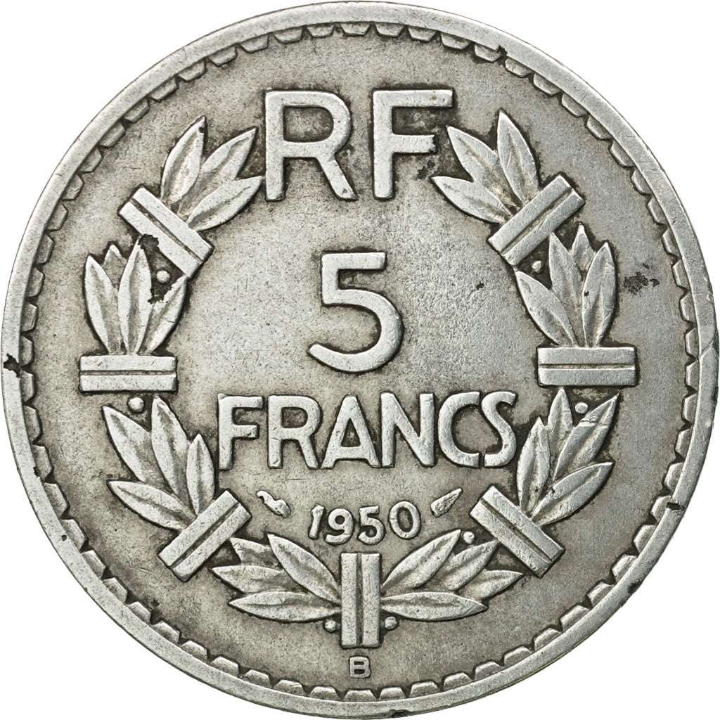 Monnaie, France, Lavrillier, 5 Francs, 1950, Beaumont - Le Roger, TTB