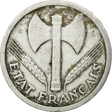 Monnaie, France, Bazor, 2 Francs, 1944, Castelsarrasin, TB+, Aluminium