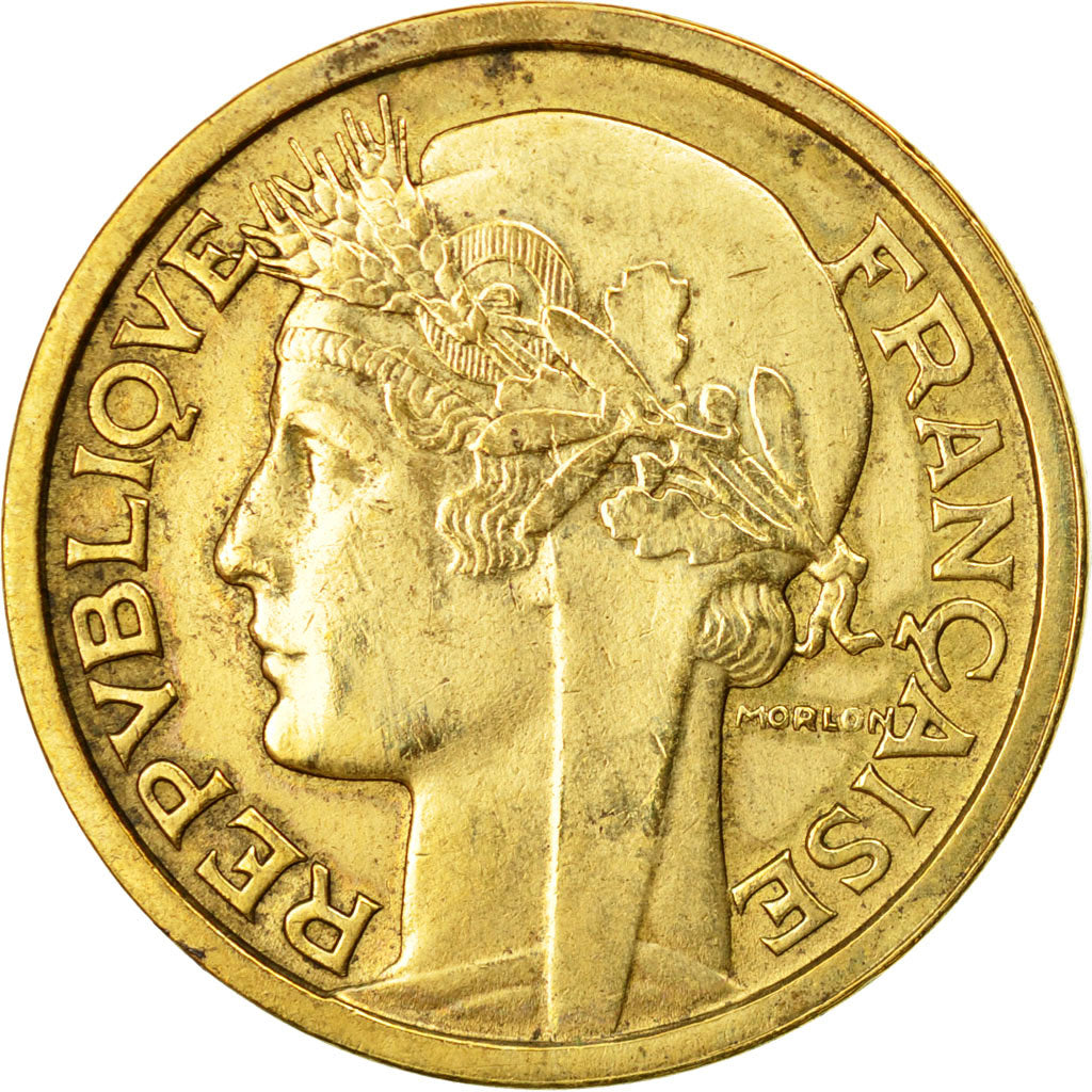 Moneta, Francja, Morlon, 2 Francs, 1941, Paris, EF(40-45), Aluminium-Brąz