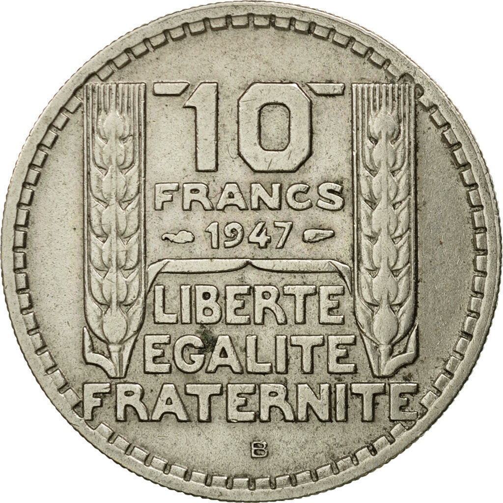 Coin, France, Turin, 10 Francs, 1947, Beaumont - Le Roger, EF(40-45)