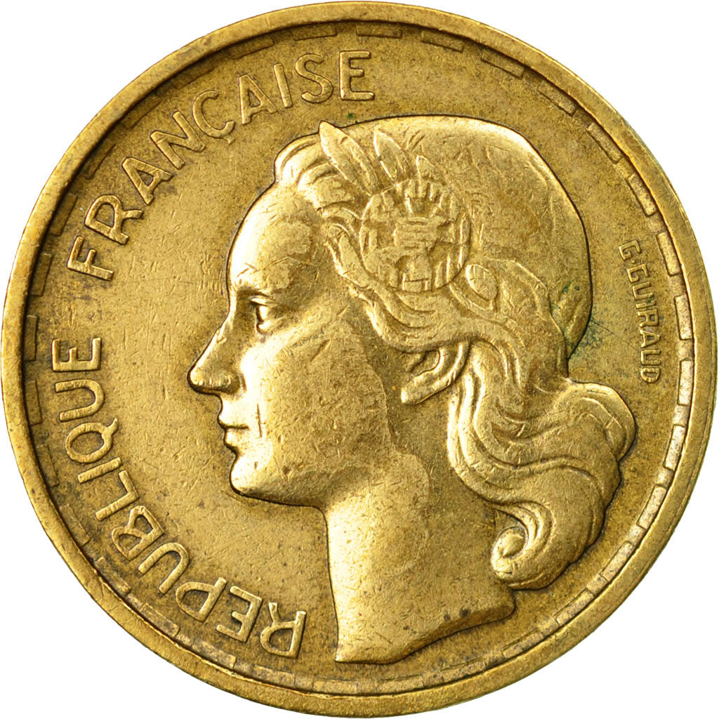 Moneta, Francia, Guiraud, 10 Francs, 1950, Beaumont - Le Roger, BB