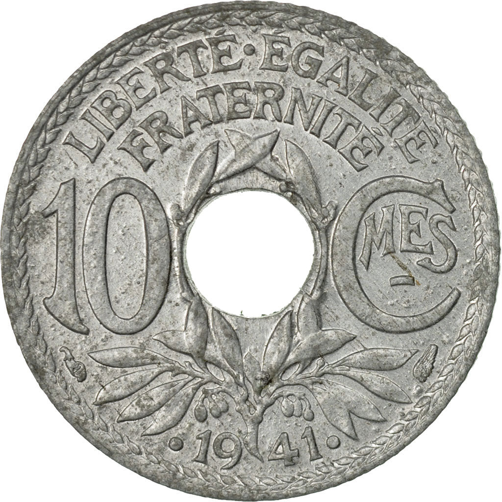 Coin, France, 10 Centimes, 1941, Paris, VF(30-35), Zinc, KM:897, Le Franc:F.140