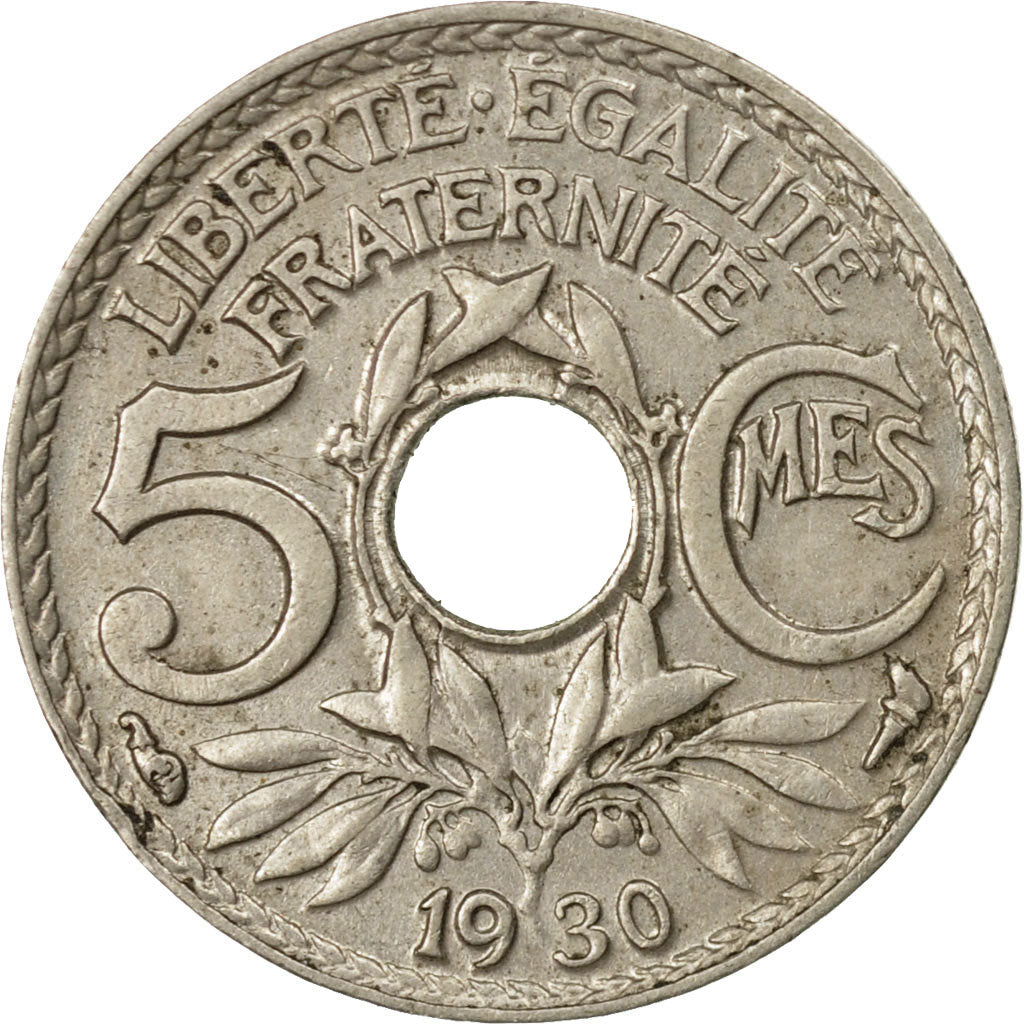 Münze, Frankreich, Lindauer, 5 Centimes, 1930, Paris, SS, Copper-nickel