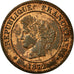 Monnaie, France, Cérès, 5 Centimes, 1872, Paris, SUP+, Bronze, KM:821.1