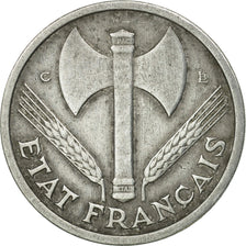 Coin, France, Bazor, Franc, 1944, Castelsarrasin, EF(40-45), Aluminum, KM:902.3