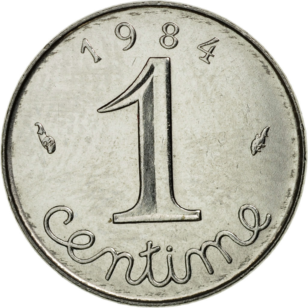 Münze, Frankreich, Épi, Centime, 1984, Paris, SS, Stainless Steel, KM:928, Le