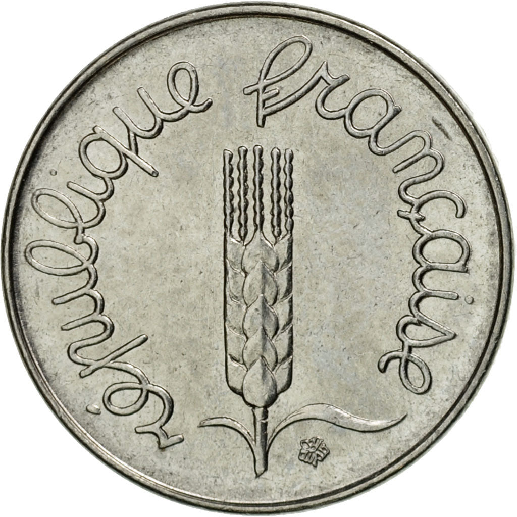Moneta, Francja, Épi, Centime, 1977, Paris, EF(40-45), Stal nierdzewna, KM:928