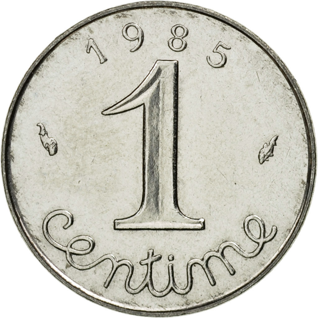 Moneda, Francia, Épi, Centime, 1985, Paris, EBC, Acero inoxidable, KM:928, Le
