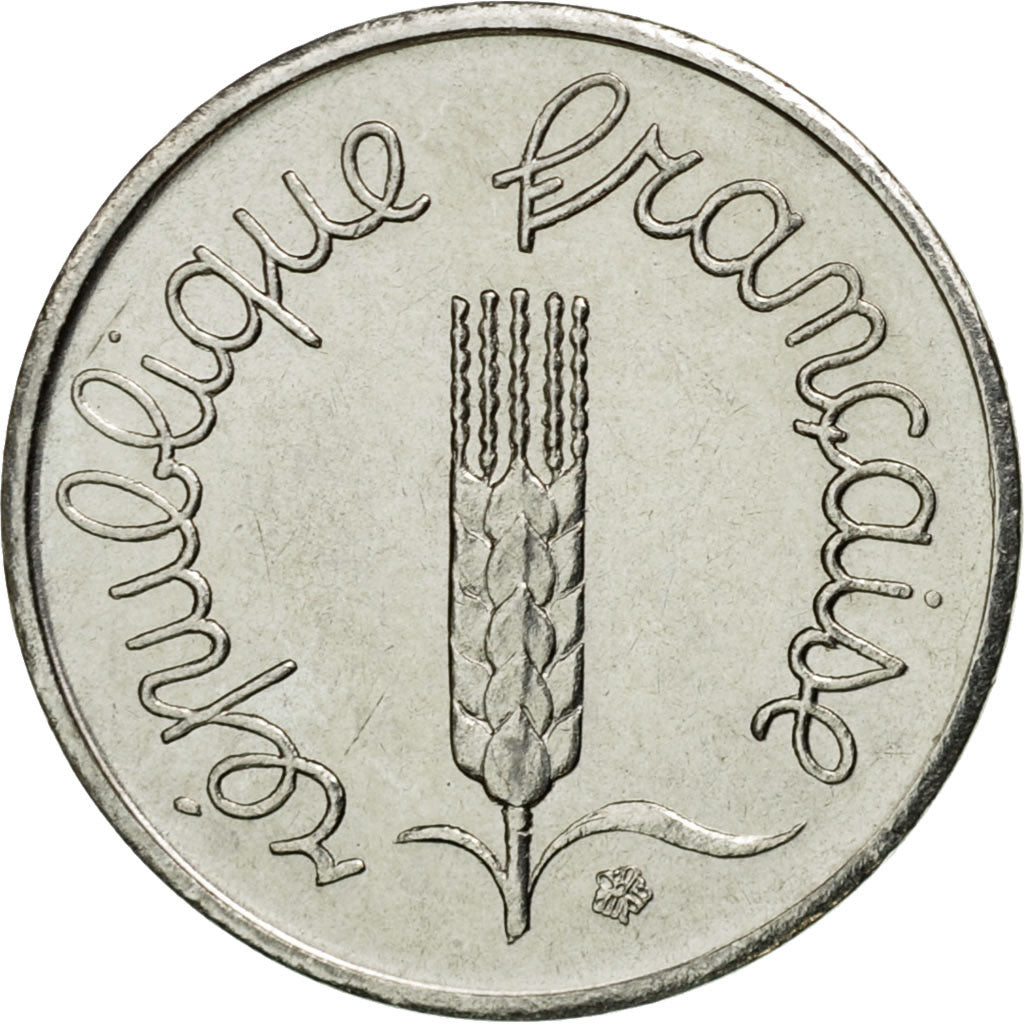 Munten, Frankrijk, Épi, Centime, 1978, Paris, ZF+, Stainless Steel, KM:928, Le