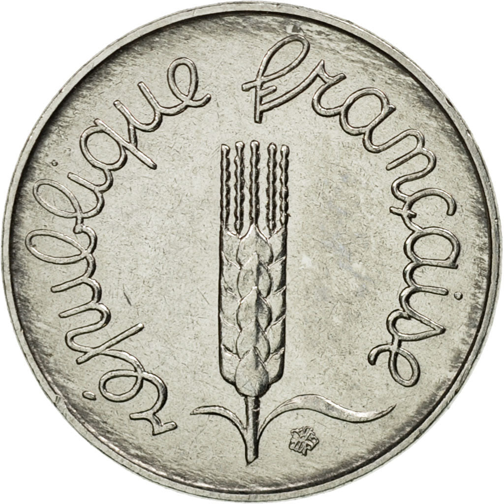Moneda, Francia, Épi, Centime, 1989, Paris, MBC+, Acero inoxidable, KM:928, Le