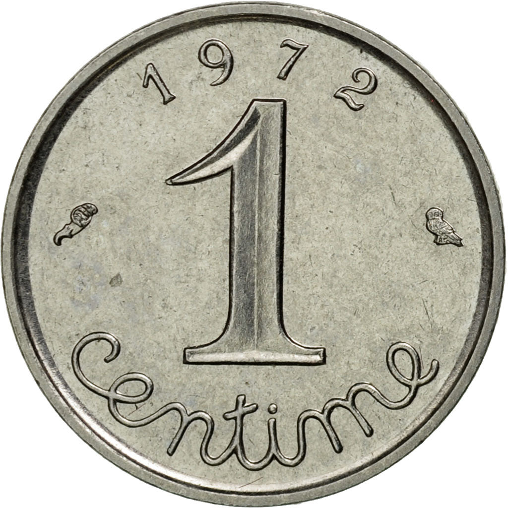 Moneta, Francia, Épi, Centime, 1972, Paris, BB, Acciaio inossidabile, KM:928