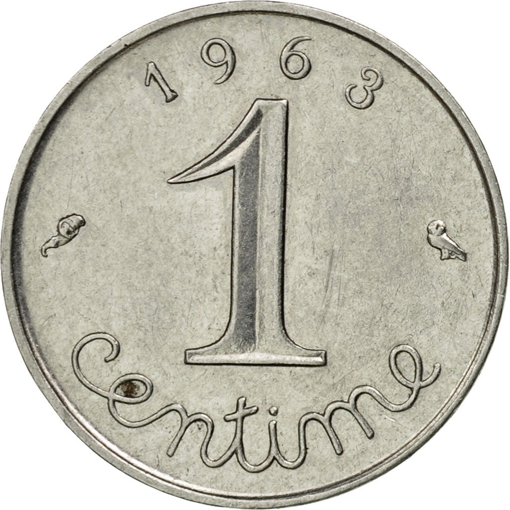 Moneda, Francia, Épi, Centime, 1968, Paris, BC+, Acero inoxidable, KM:928, Le