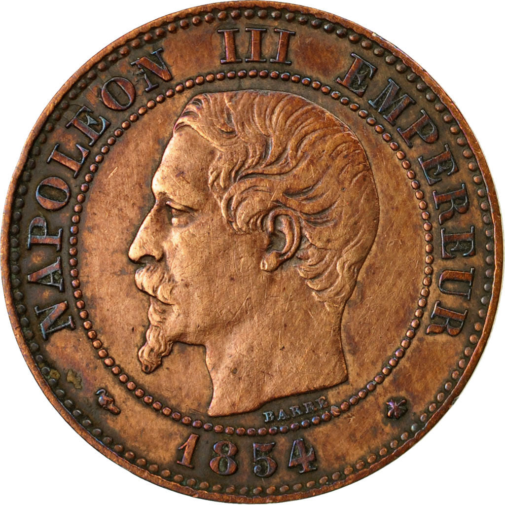Coin, France, Napoleon III, Napoléon III, 2 Centimes, 1854, Strasbourg