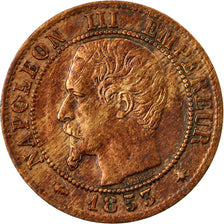 Monnaie, France, Napoleon III, Napoléon III, Centime, 1853, Strasbourg, TTB