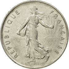 Coin, France, Semeuse, 5 Francs, 1975, Paris, EF(40-45), Nickel Clad