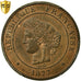 France, Cérès, 5 Centimes, 1877, Paris, PCGS MS64RB, KM:821.1