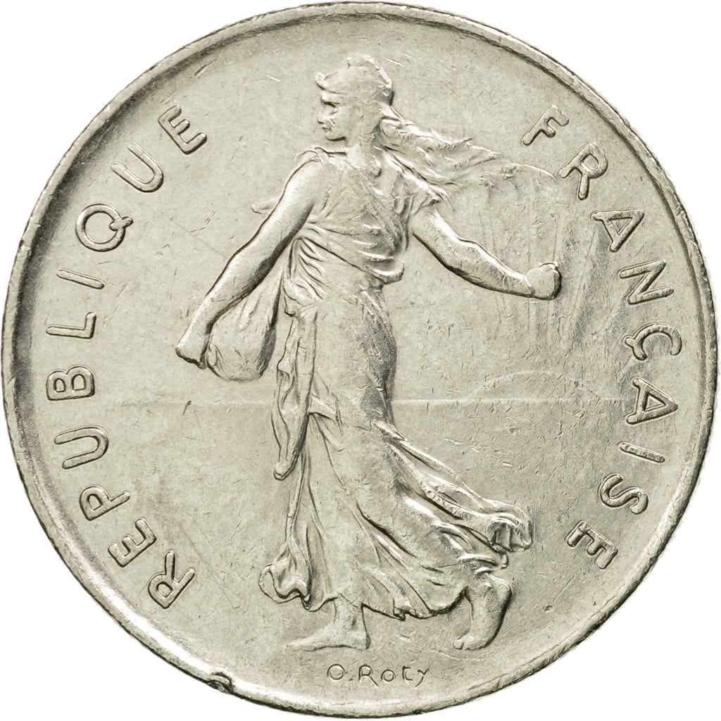 Moneda, Francia, Semeuse, 5 Francs, 1978, Paris, MBC, Níquel recubierto de