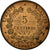Münze, Frankreich, Cérès, 5 Centimes, 1881, Paris, VZ+, Bronze, KM:821.1