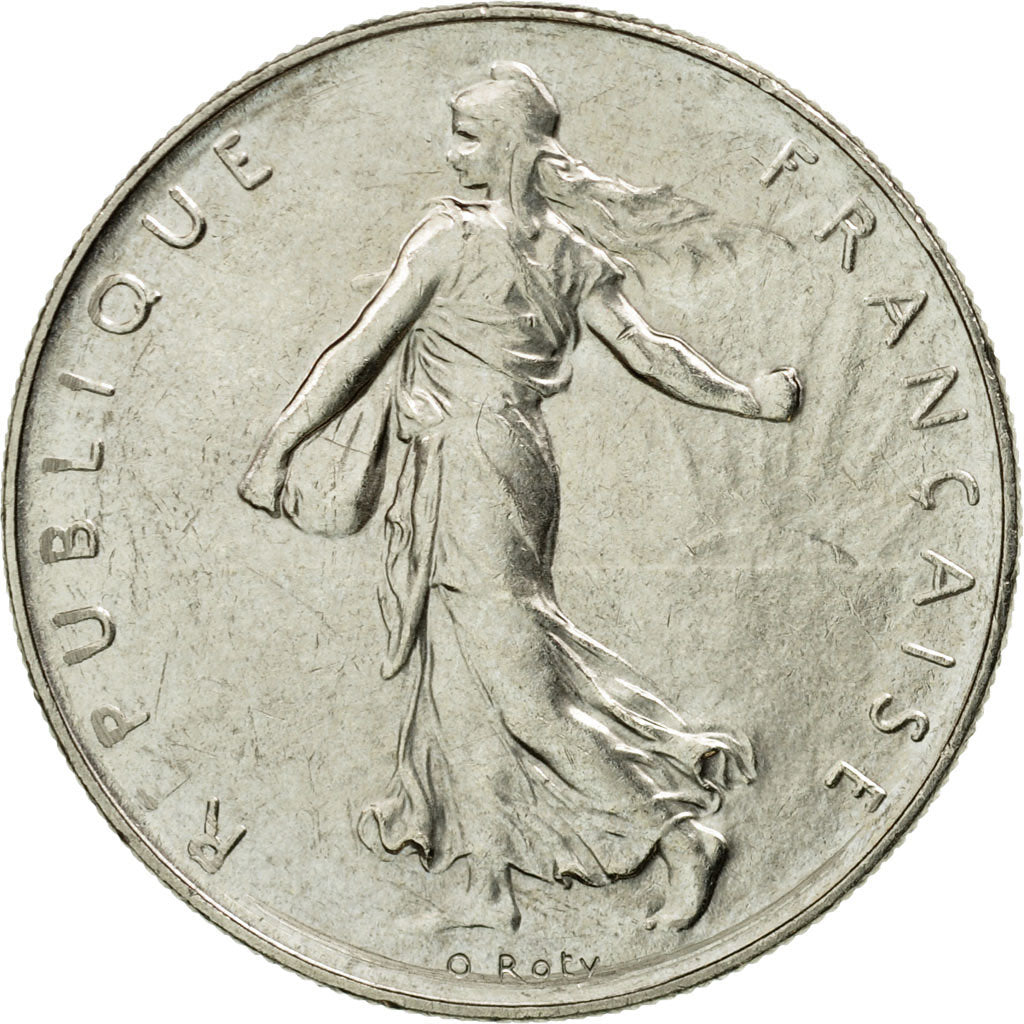 Moneda, Francia, Semeuse, Franc, 1991, Paris, MBC+, Níquel, KM:925.1