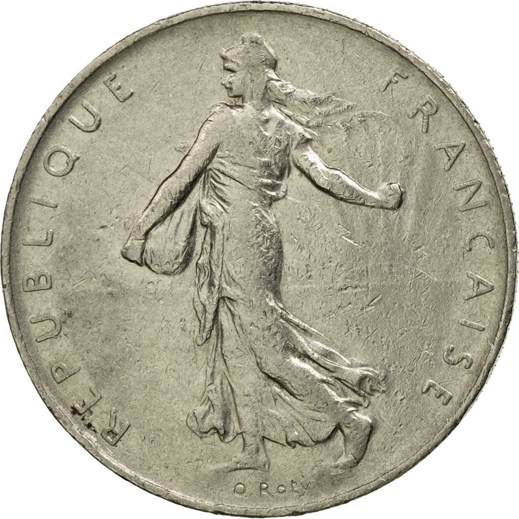 Moneta, Francja, Semeuse, Franc, 1970, Paris, VF(30-35), Nikiel, KM:925.1