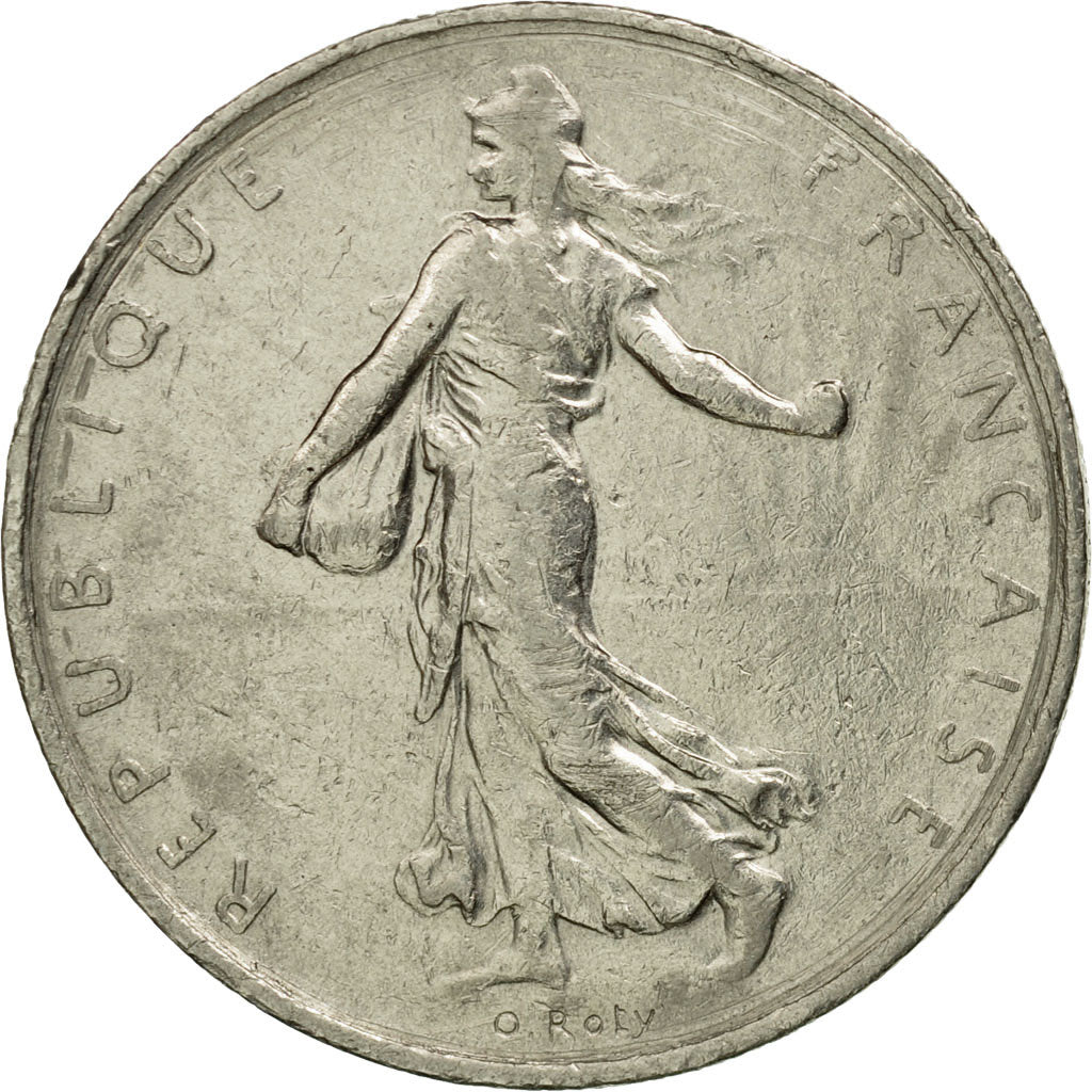 Münze, Frankreich, Semeuse, Franc, 1968, Paris, S+, Nickel, KM:925.1