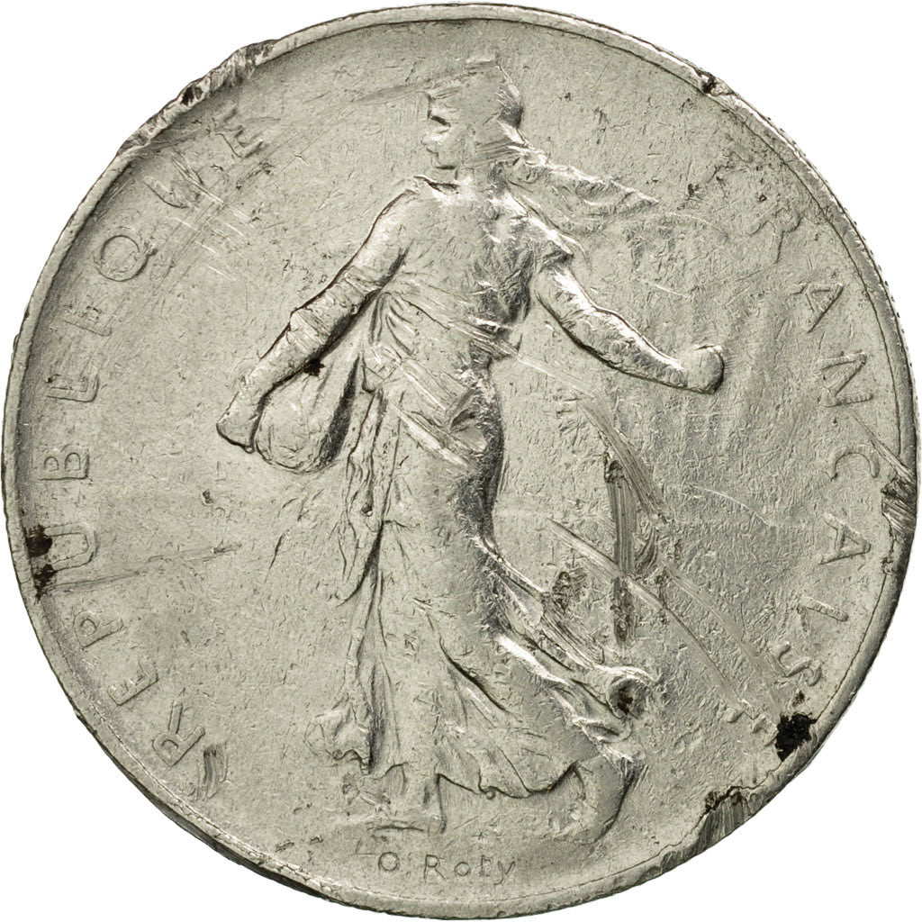 Coin, France, Semeuse, Franc, 1966, Paris, VF(30-35), Nickel, KM:925.1