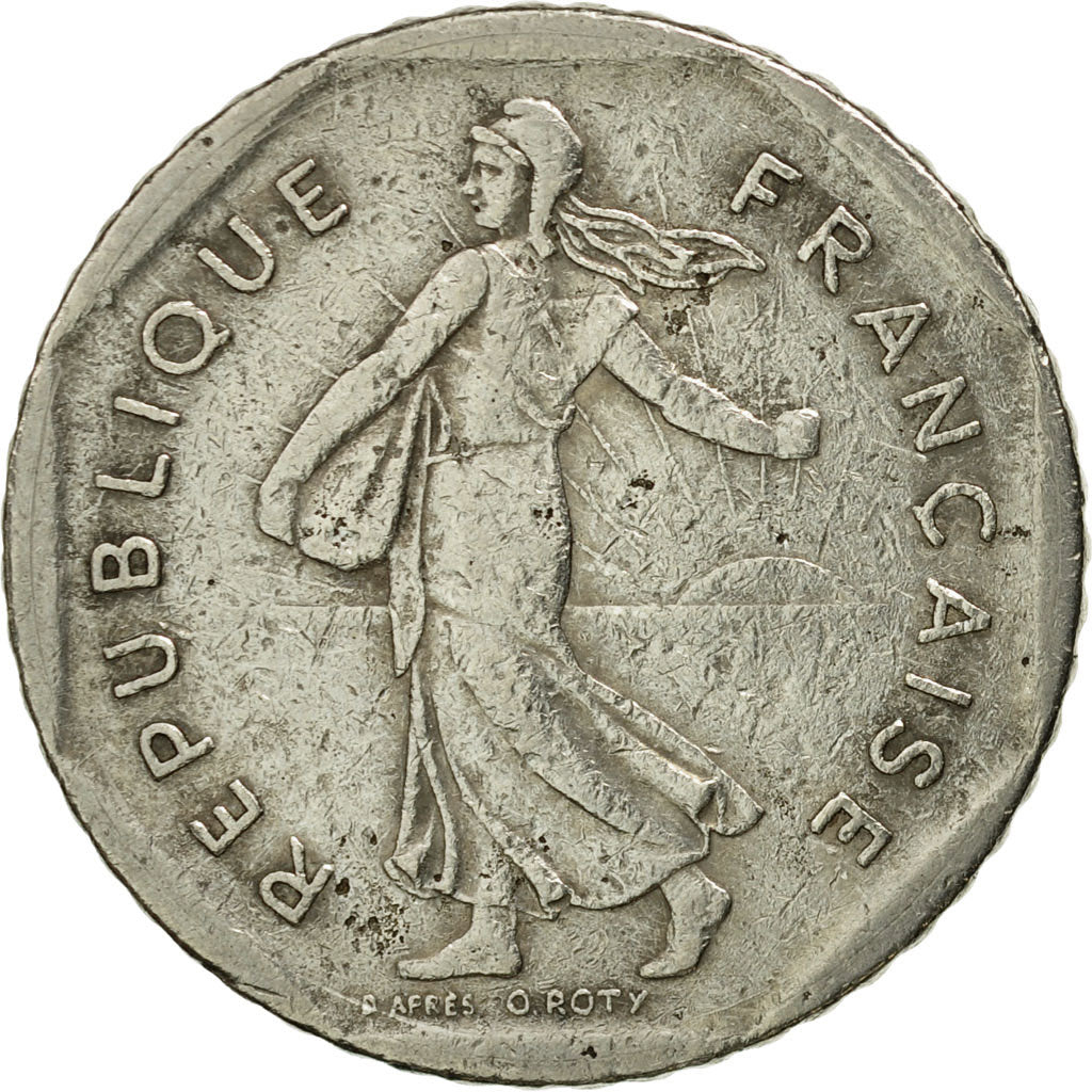 Coin, France, Semeuse, 2 Francs, 1982, Paris, F(12-15), Nickel, KM:942.1