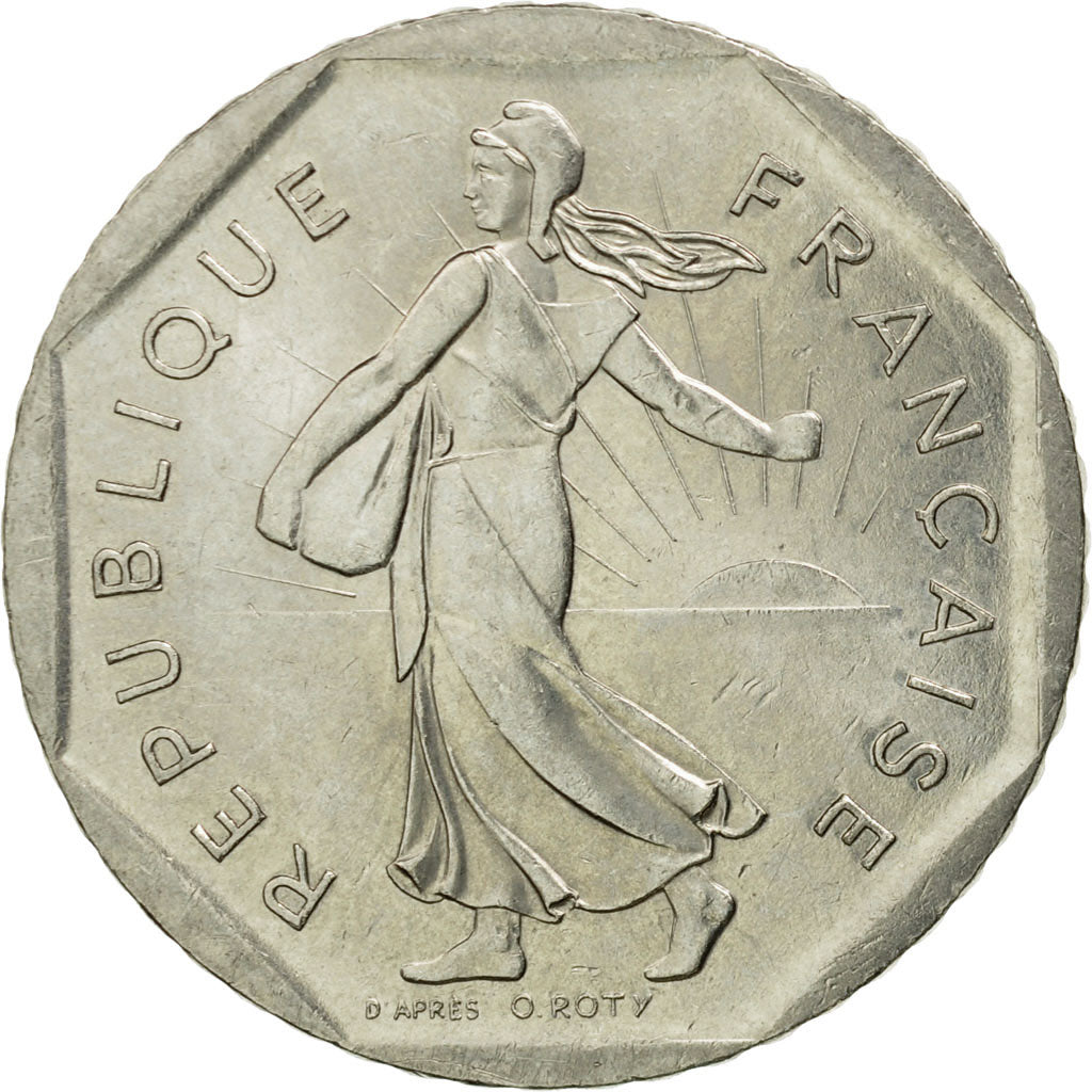 Coin, France, Semeuse, 2 Francs, 1994, Paris, EF(40-45), Nickel, KM:942.1