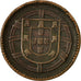 Coin, Portugal, Centavo, 1920, EF(40-45), Bronze, KM:565