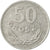 Coin, Poland, 50 Groszy, 1974, Warsaw, VF(20-25), Aluminum, KM:48.1